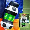 Creative Silicone Fold Water Bottle Cups Mug Outdoor Sports Basketball Tennis School Leakproof Portable Kids Water Bottle