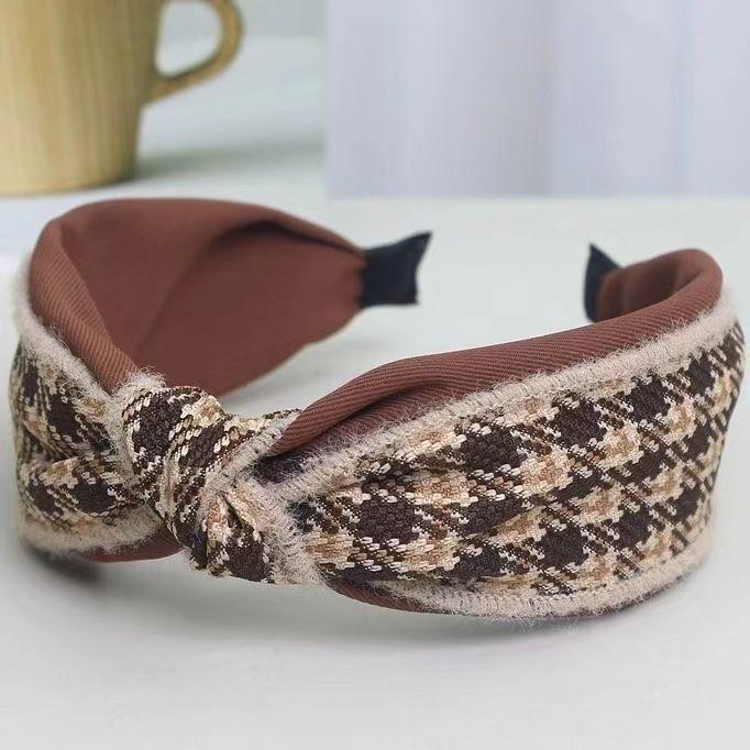 Women's Retro Wide Headband: Versatile Hair Clip for Washing Face & Masks