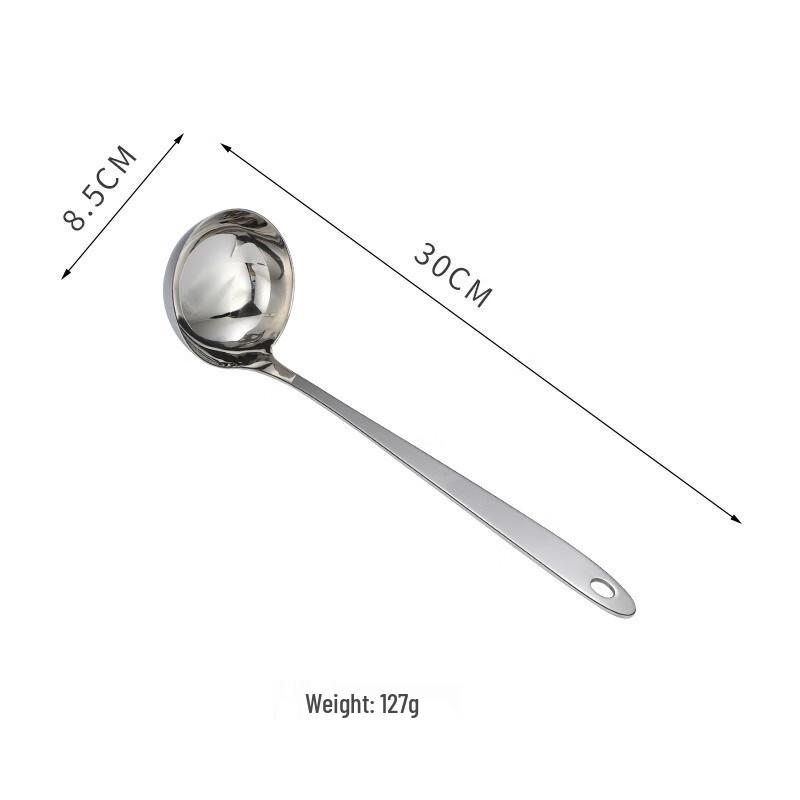 TLXT Stainless Steel Long Handle Hot Pot & Soup Spoon Set