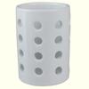 Hakusan Pottery Openwork Chopstick White X Matte Hasami Made In Japan Holder, Large, (Approx.) 8.5 12cm, White, Ware,