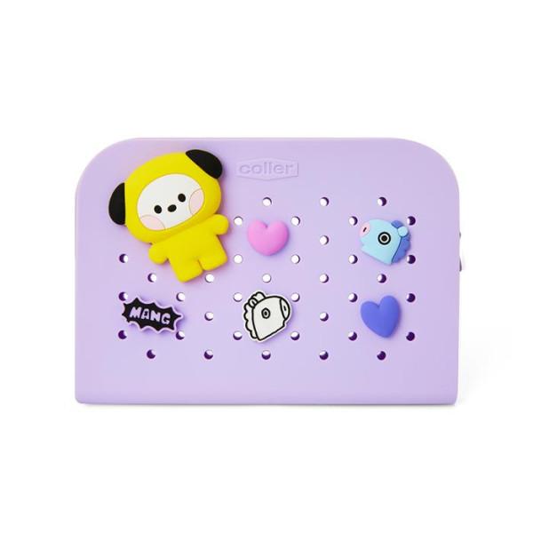 LINE FRIENDS Coles Soft Lilac Silicon Pouch