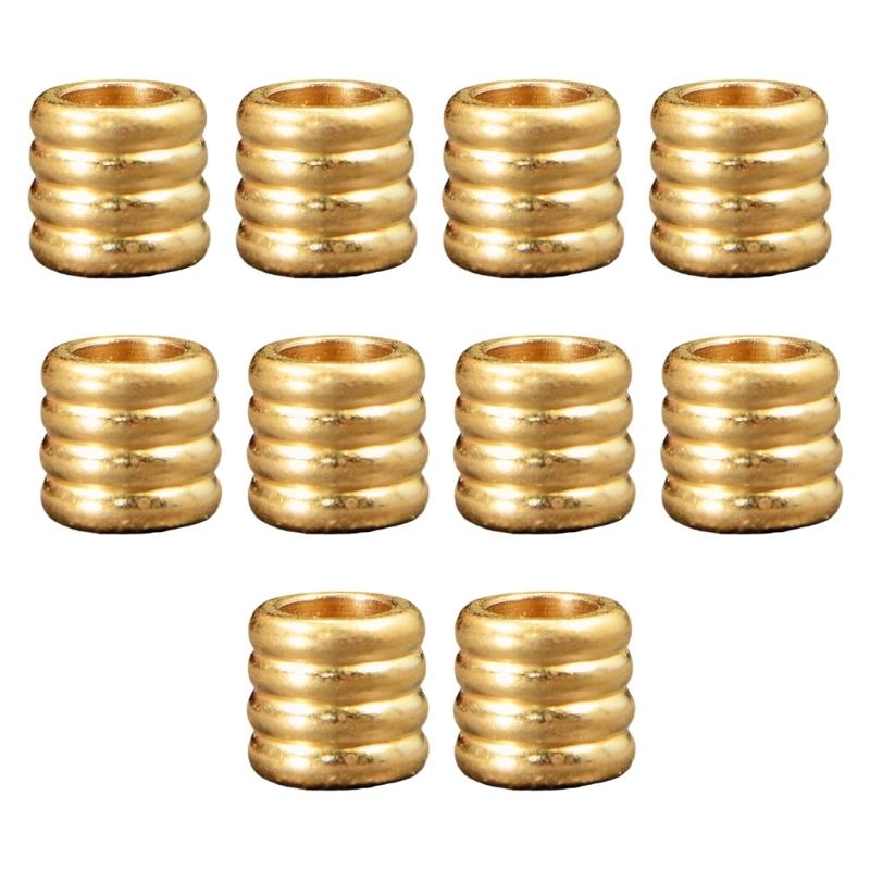 Rust Resistant Copper Cylinder Beads Handmade Jewelry Spacers Assorted Colors Easy Stringing DIY Accessories For Craft Enthusiasts