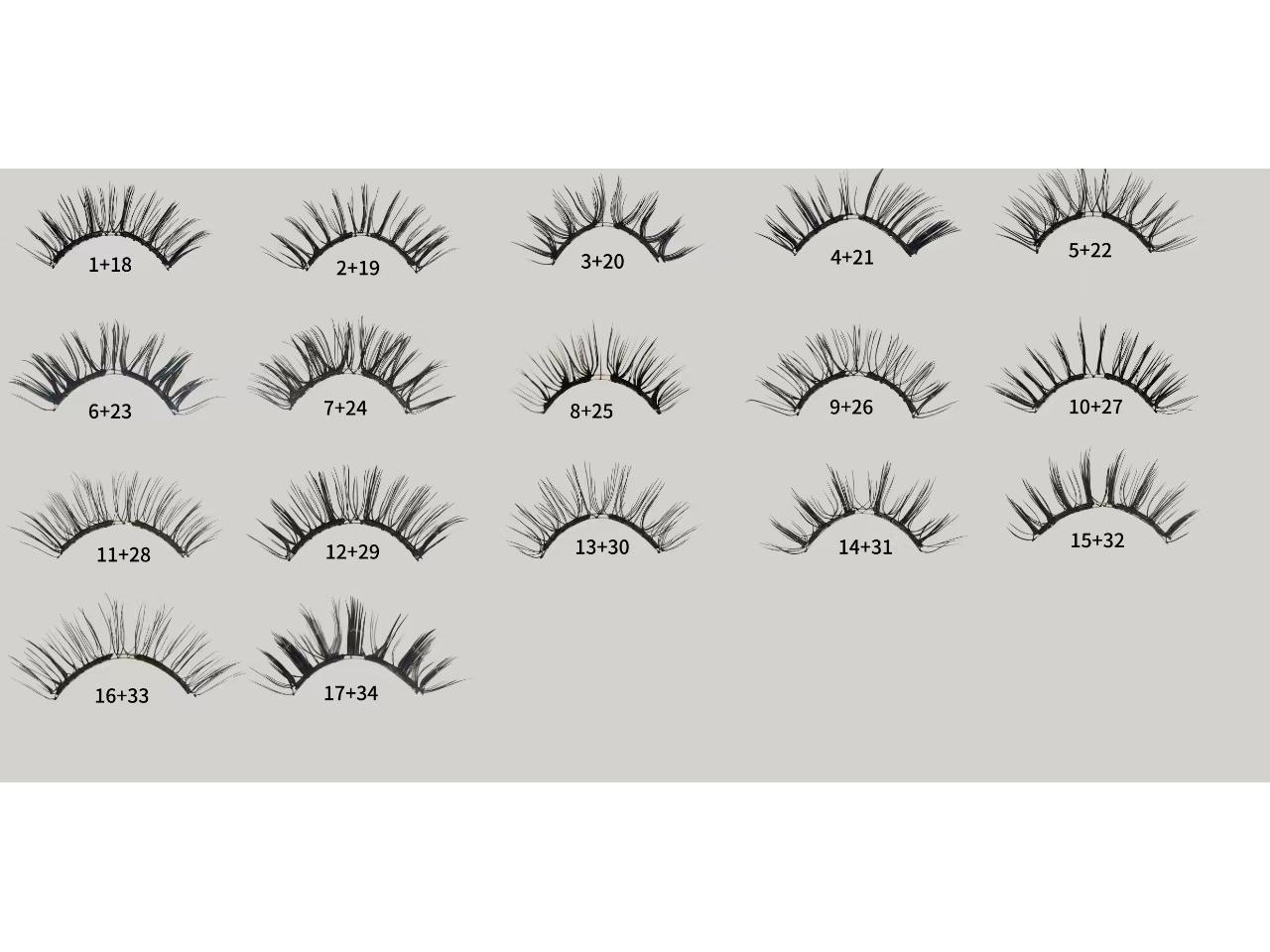 

High-Quality Reusable Magnetic False Eyelash Curler Set - No Glue Needed