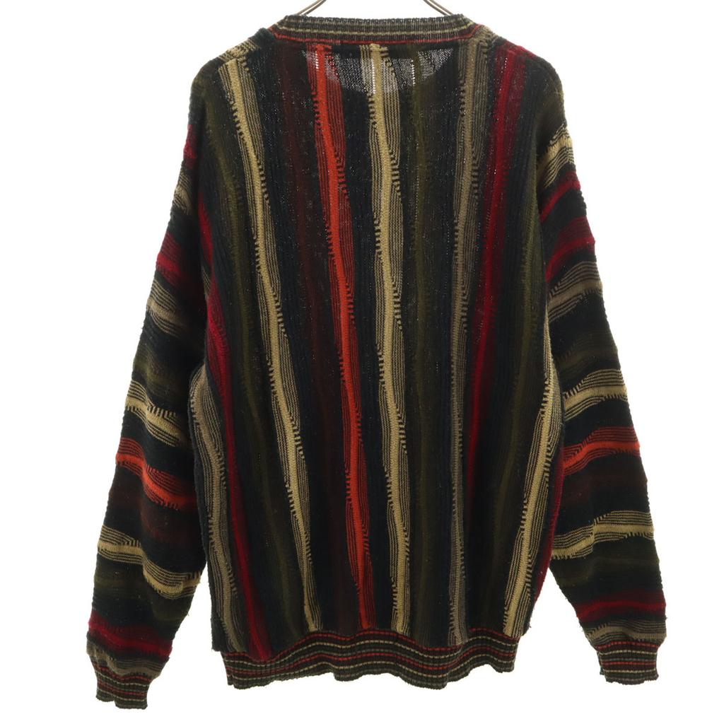 Protoge COLLECTION 90s Made In USA Old Long Sleeve 3D Knit L Sweater Men's Used