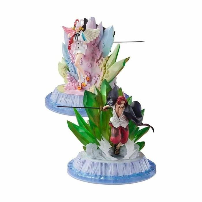 TAMASHII NATIONS Figuarts ZERO Shanks & Uta -ONE PIECE FILM RED Ver.- 240mm PVC&ABS Figure (1 count)