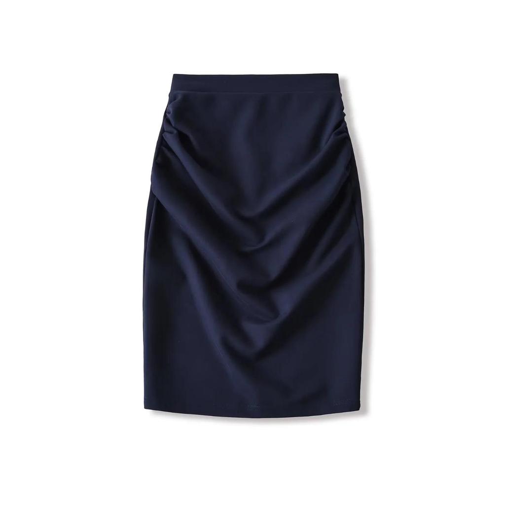 Feng Dian Mei Ku Herbst 2025 Faltenrock mit hohem Bund, sexy Schlitz für Damen - Europäischer & Amerikanischer Stil