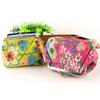 Portamonete portamonete con portamonete ricamato con fiori carini alla moda da donna