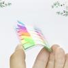 100 Sheets Transparent Sticky Notes Memo Pad Self Adhesive Bookmark Memo Sticker School Office Stationery Supplies Marker Paper