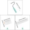 9pcs Mini Foam Roller Set Water Bases Paint Roller Detail Painting Roller Tool for Home Improvement & Craft Projects