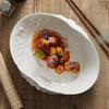 2025 Luxury Rock Texture Ceramic Plate for Steaming Fish or Soup