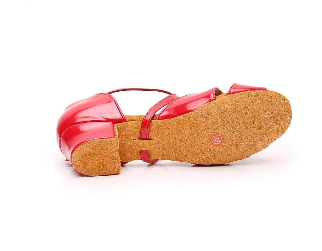 Společenské Dámské Boty na Latinskoamerické Tance Moderní Boty na Pole Dance Balet Salsa Tango Vysoký Podpatek Nastavitelné Latinské Boty pro Dívky Dámy