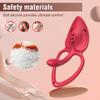 Wearable Panty Vibrator Adult Sex Toy Wireless Control Vibrating Penis Ring with Lace Strap Clitoral Stimulator for Women Couple