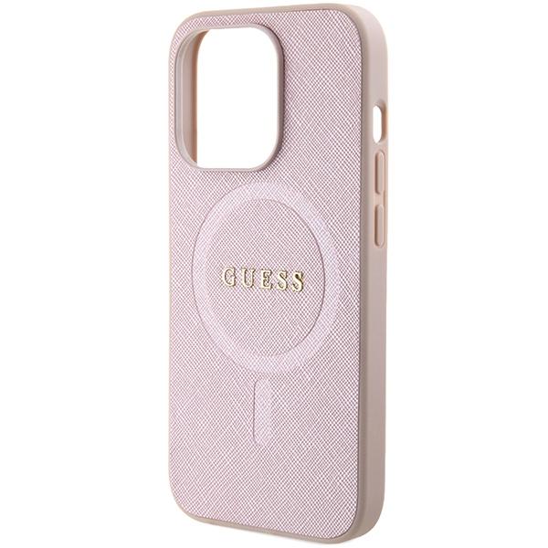 Etui do iPhone 15 Pro Guess MagSafe Różowe
