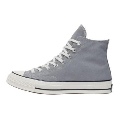 Moda de los 70 Zapatillas de Skate Versátiles de Caña Alta Unisex Gris A12488C