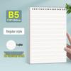 Dual Spiral Notebook - Thick B5, A5 Planner with Lined, Grid, and Blank Pages (English)