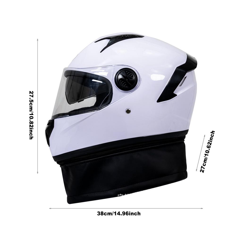 Anti-fog Full Face Headgear Motorcycle Cold Weather Headgear Winter Headgear With Removable Neck Scarf For Motorcycle Supplies