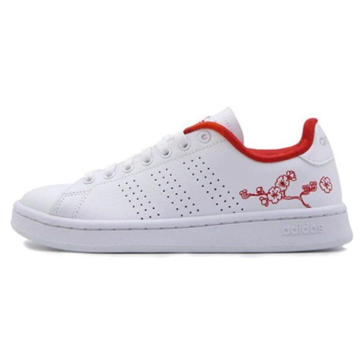 

Женские кроссовки adidas Advantage Floral White Footwear-White Silver-Mint EE6643