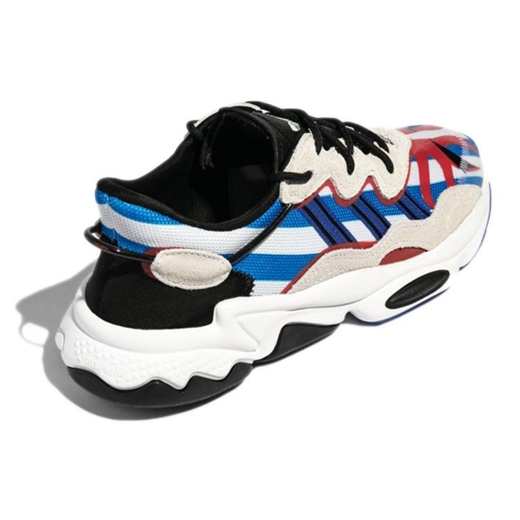 Adidas BAIT x Street Fighter x Ozweego E. Honda Unisex Sneakers White Blue Bright-Blue FY5364