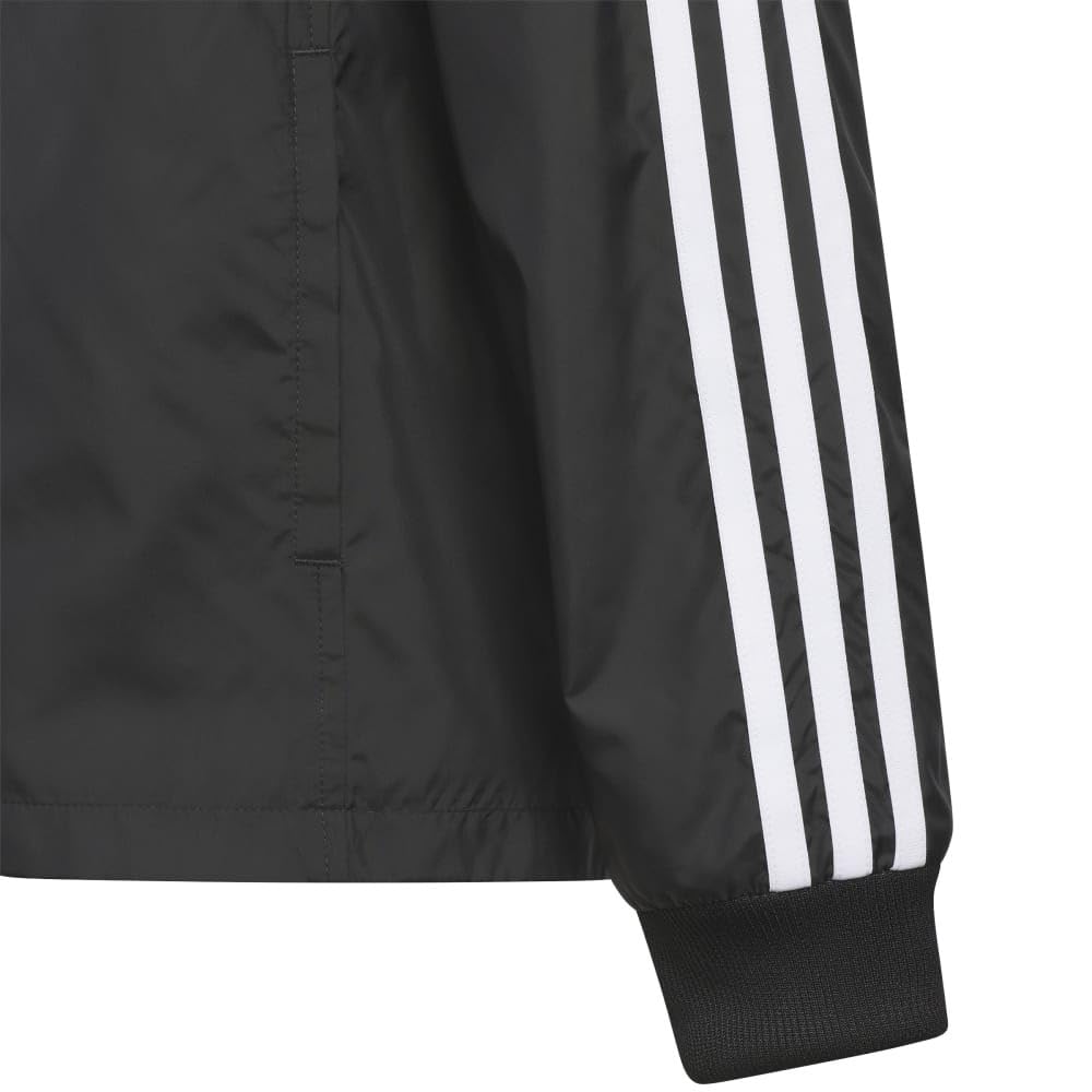 Adidas Tiberio RDY Windbreaker with Mesh Size Black J160 Wind. Loose-Fit Lining, Kids' JSY43, (IS5180)