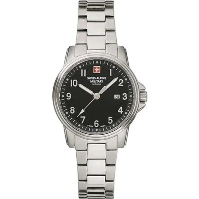 Leader Ladies Stainless Steel Black Dial Quartz 7711.1137 100M Women's Watch