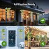 Dusk to Dawn Landscape Lamps Solar Lights with Butterfly And Plant Decor, Dusk-To-Dawn Intelligent Light Outdoor Lanterns Control Lights, Waterproof