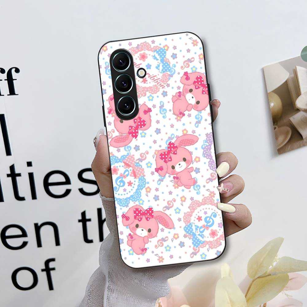 Cute Cartoon Bonbonribbon Phone Case For Samsung S 24 Fe 25 Ultra Plus 20 Lite 21 30 22 23 24 22 Ultra 5G Fundas