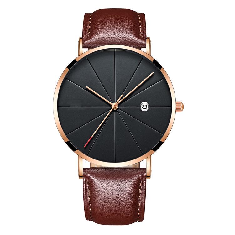 Men's Cross-Border Fashion Mesh Strap Quartz Watch - Casual Business Gift