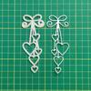 Heart Macrame Cutting Dies DIY Stamps Crafts Template Mold Stencils for Embossing Scrapbooking Photo Album