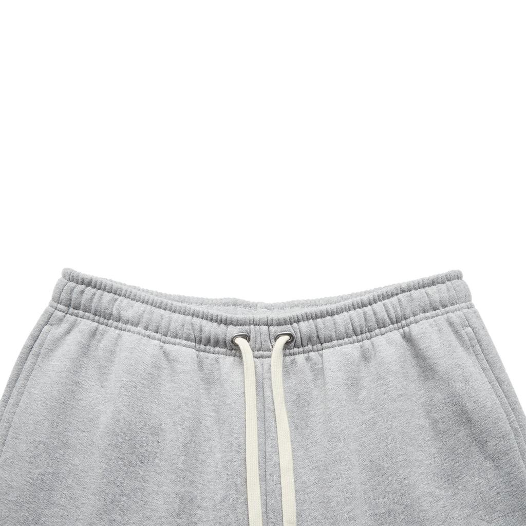 Li Ning Badfive Comfortable Versatile Cuffed Loose Warm Fleece Casual Pants Men pants Gray AKLU519-4