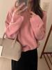 100% Pure Wool Pullover Sweater for Women: Soft, Cozy, Loose Fit for Autumn/Winter