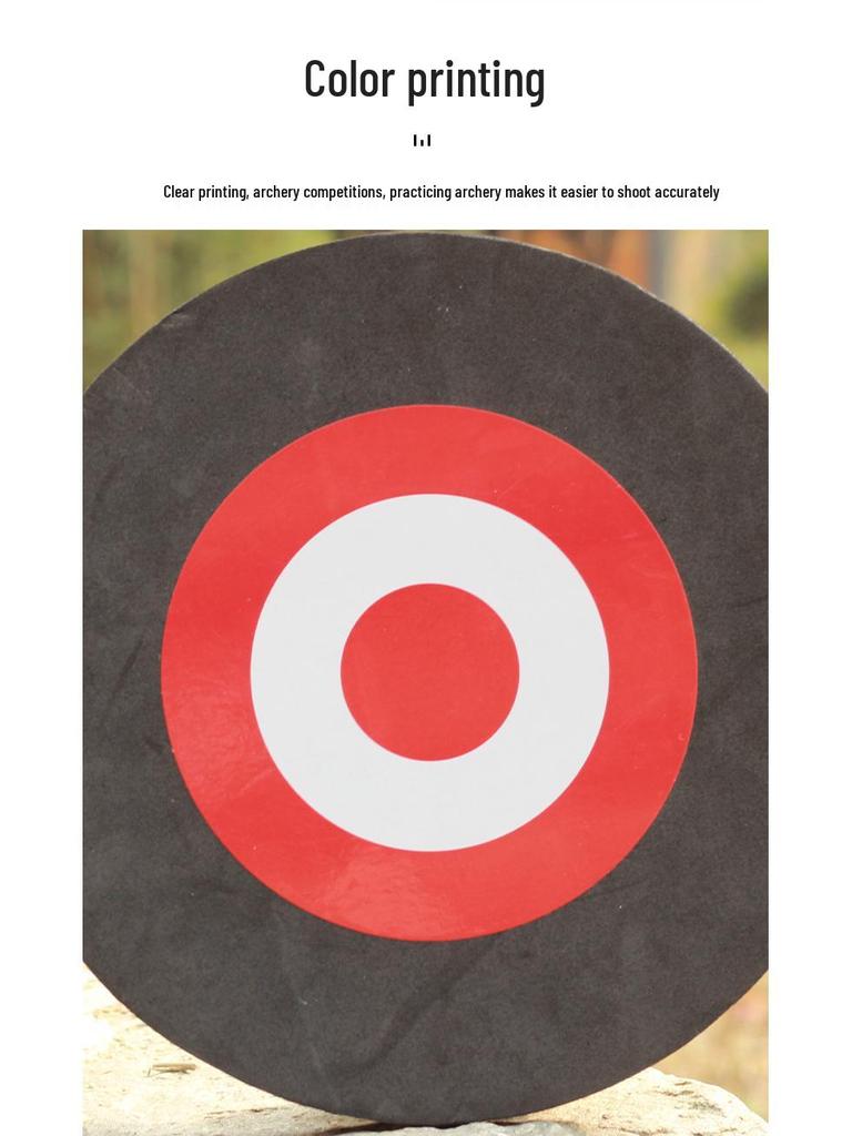 EVA Mobile Archery and Frisbee Target for Outdoor Beginner Games