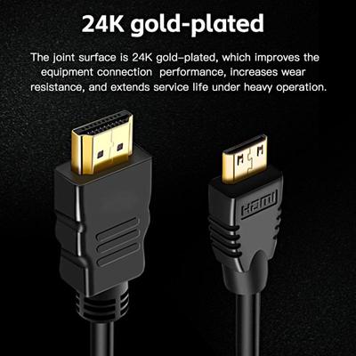 High-Definition HDMI To Mini HDMI Cable for TV, Monitor & Projector
