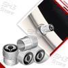 4Pcs Car Logo Wheel Tire Valve Caps Tyre Rim Stem Covers Airdust Waterproof For Actyon Sport Korando Kyron Rexton Musso Tivoli