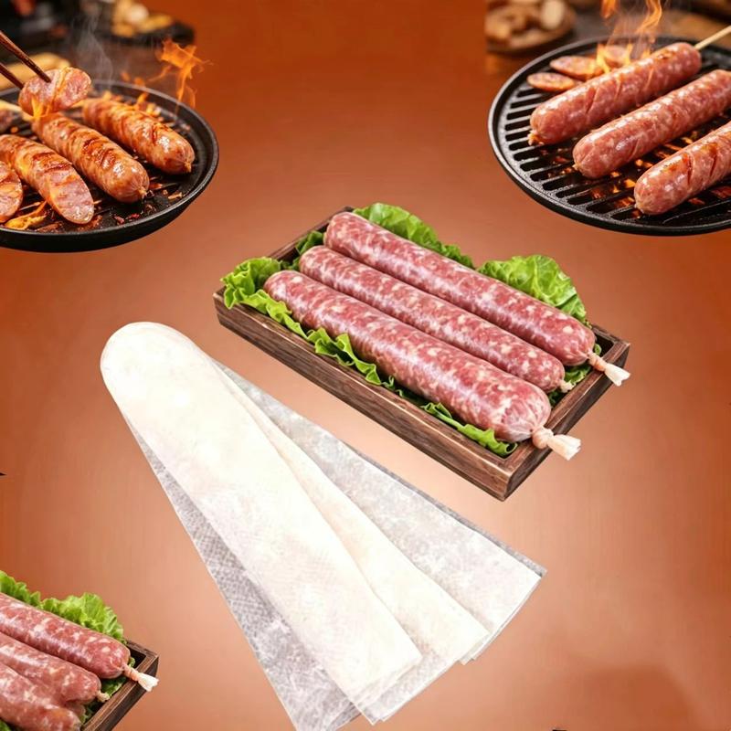 5CMx35CM dry sausage box, casing sleeve, making hot dog ham sausage salami sausage casing, kitchen tools