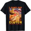 Ich kann kein Gluten essen, das verursacht mir Bauchschmerzen T-Shirts Sind Lustig Meme T-Shirts Sind Bequem und Lässig Kurzärmelige Oberteile