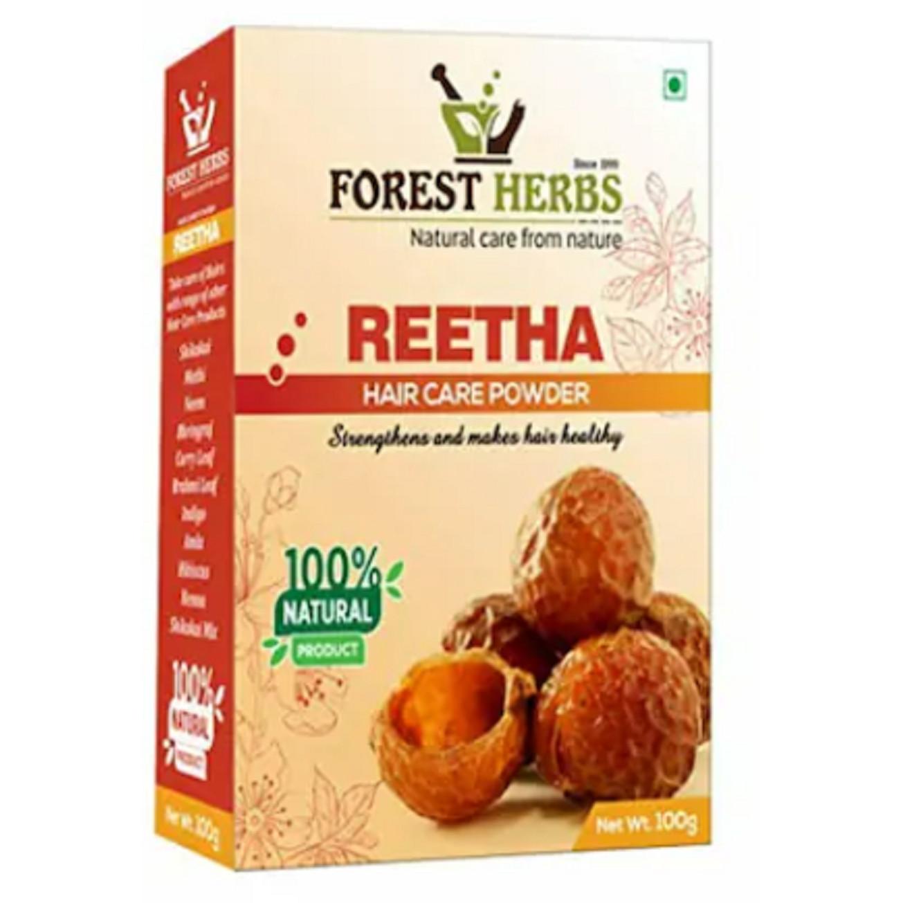 @ Forest Herbs Reetha For Hair Care Powder 100g A169 Zr-2216-60%Off