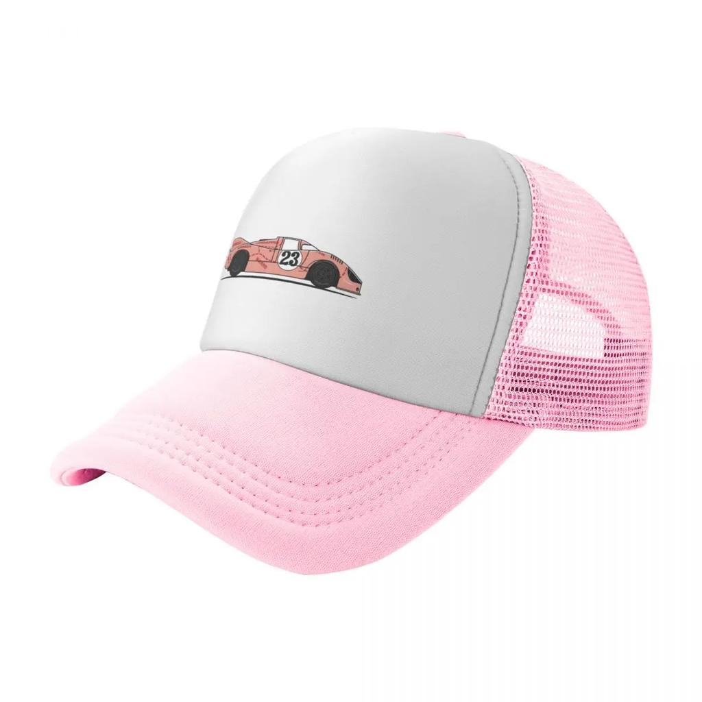 917 Pink Pig Race Car Baseball Cap Tactical Cap Luxury Caps Anime Dropshipping Women Hats Mens