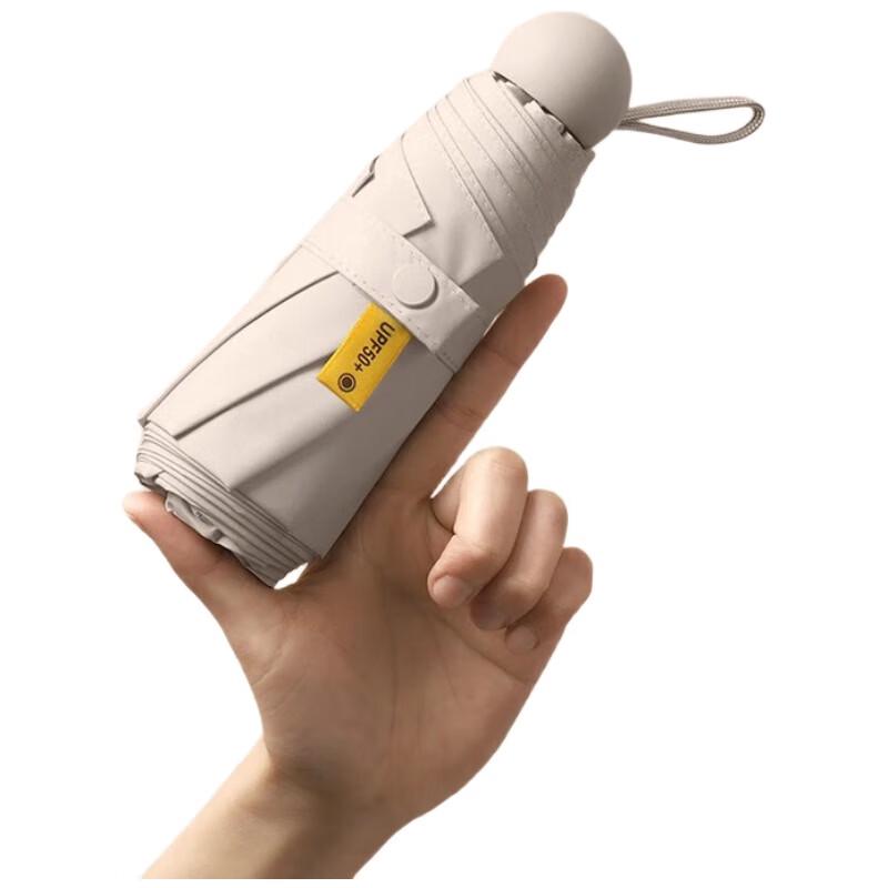MAYDU Mini Capsule 5-Fold Portable Sun & Rain Umbrella