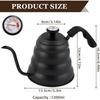 1L  Capacity Coffee Kettle Stainless Steel Gooseneck Pot NEW Drip Kettle  Coffee Brewing