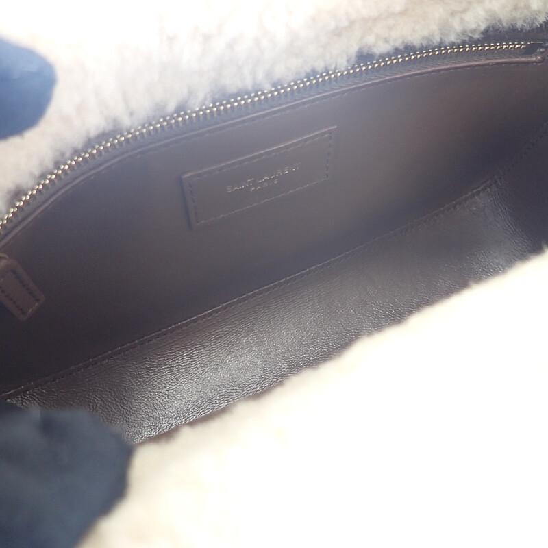 Saint Laurent 65722811ZLW Shoulder Bag Brown Suede/Bore Women