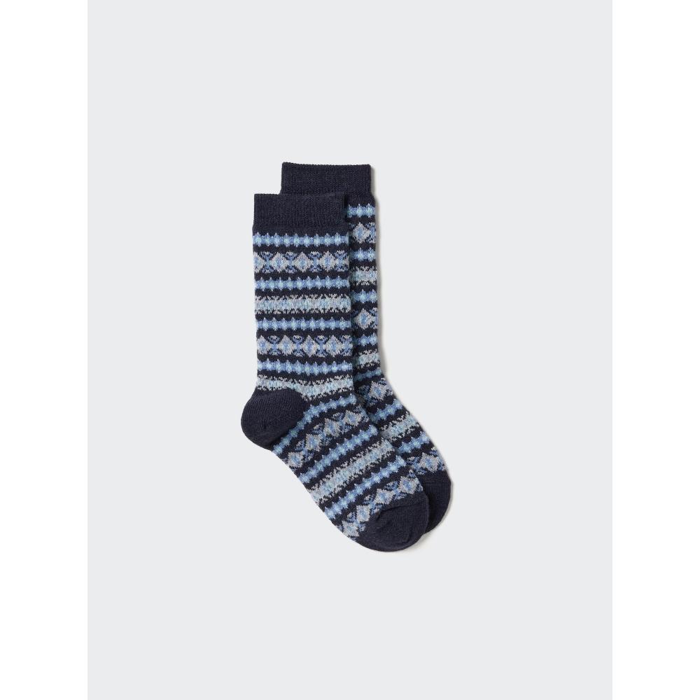 Uniqlo Heattech Socks Fair Isle