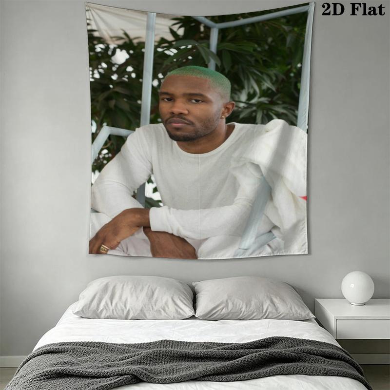 Frank Ocean Wandteppich Ästhetischer Wandbehang Bedruckte Stoffdecke Dekorative Wandteppiche für Schlafzimmer Wohnzimmer Heimdekoration