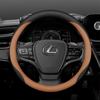 Leder Auto Lenkradabdeckung für Lexus NX350 RX NX RX450h LX600 LBX ES NX250 ES350 RX350 RX350h 2021 2022 2023 2024 2025