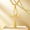 Golden Cross Unisex Titanium Steel Necklace Pendant