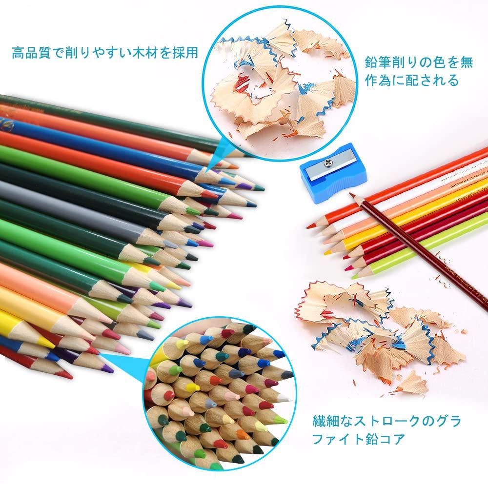 Roleness Colored Pencils for Kids and Coloring Book Set for Beginners and Soft Core Storage and Pencil Sharpener 120-Color Oil-Based Adults,