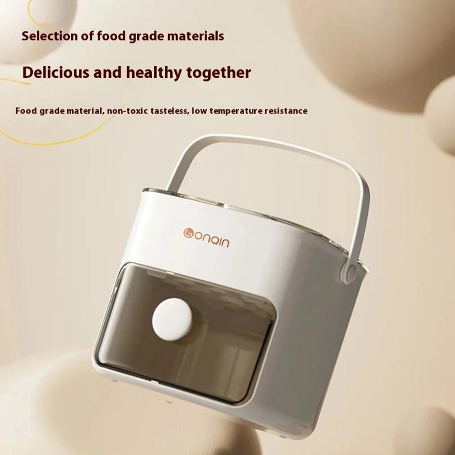 Neue 48 Gitter Eisform Haushalt Sommer Ein-Klick-Presstyp Design Große Kapazität Leicht zu reinigende Form Eiswürfelbereiter Eis am Stiel-Maker