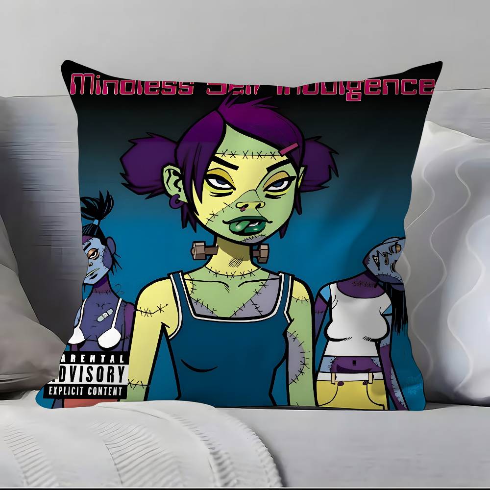 M-Mindless Self Indulgences Band Pillow Case Ultra Soft Skin Friendly Fabric Cloud Like Comfort & Concealed Zipper
