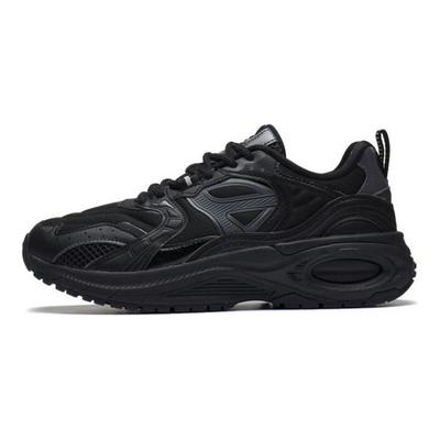 Li Ning 92 CICI 92 CICI Textile, Synthetic Leather Vintage Cushioning Slip Resistant Abrasion Resistant Rebound Low Top AGCS278-2