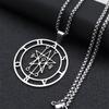 Astaroth Sigil Goetia Stainless Steel Necklace Solomon Demon Seal Satan Sigil satanique patch PIN Jewelry collier femme N7156S03