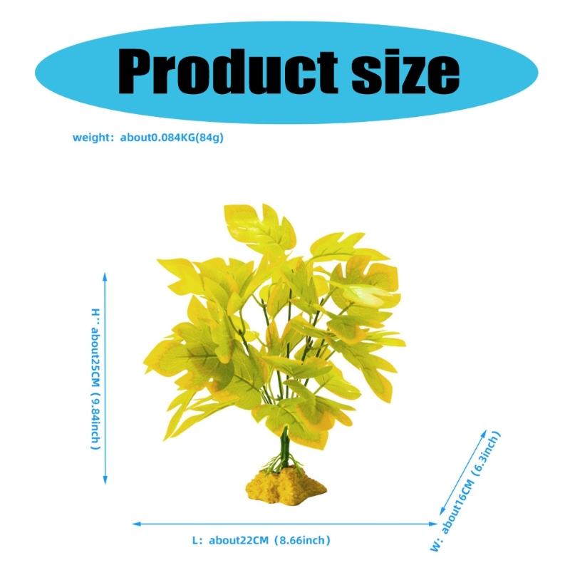 Plant Realistic Leaves Terrariums Hanging Plant Decorations Flexible Reptiles for Reptiles and Amphibians